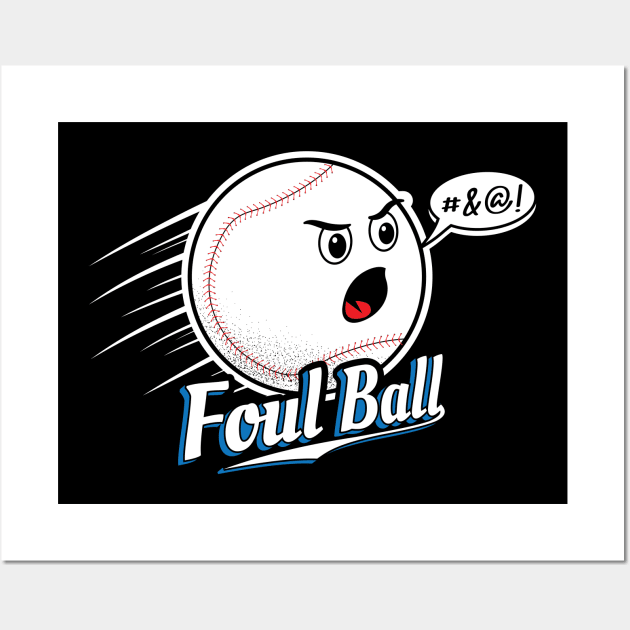 Foul Ball Wall Art by Finji